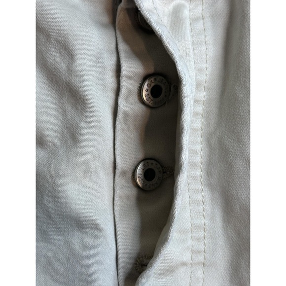 Vintage Gap 1969 Capri Jeans Womens 14 Beige Light Wash High Rise Relaxed Denim - Picture 12 of 16